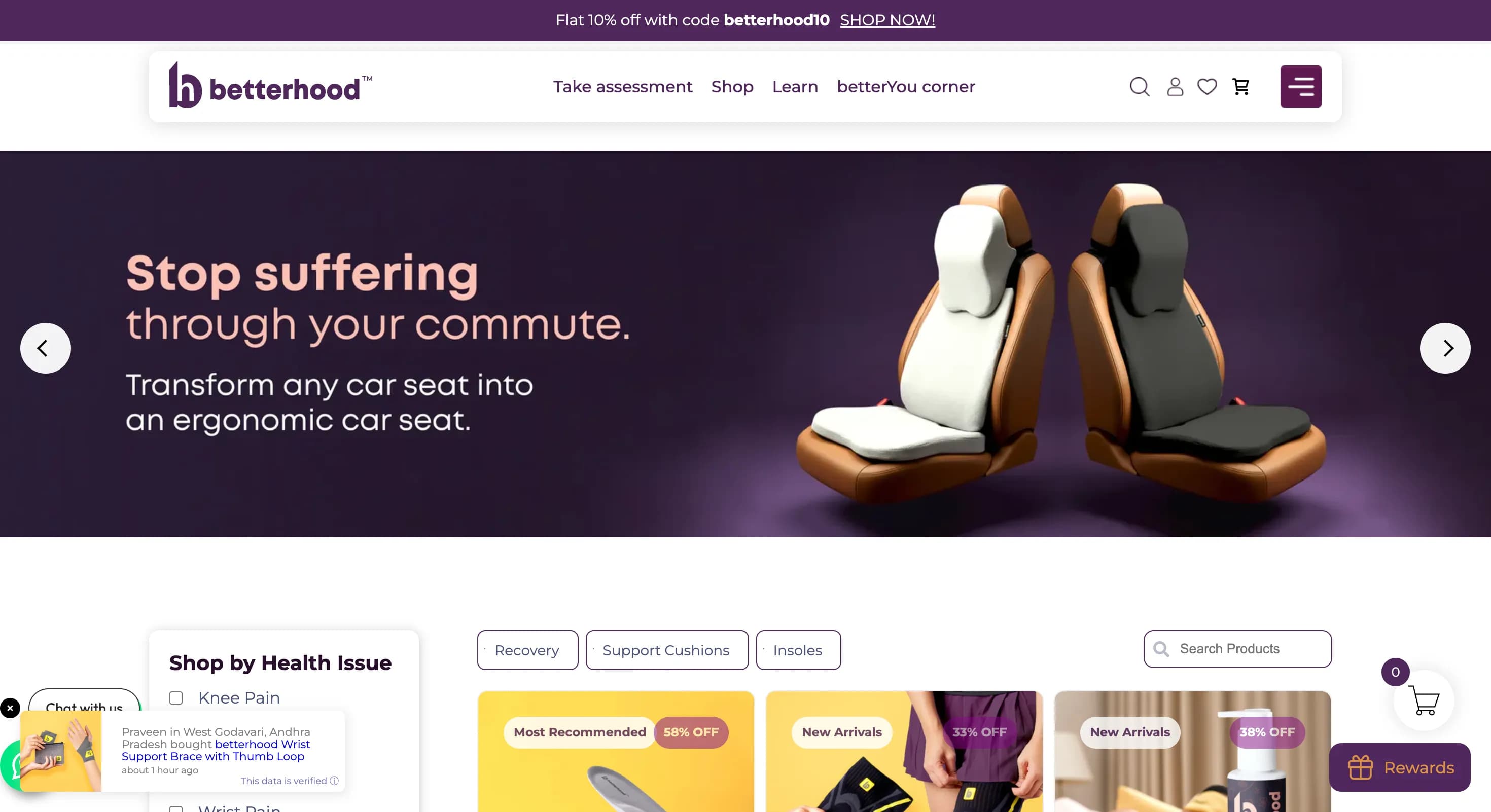 Better Hood — Testing & Optimization - Website Optimization — project screenshot 3
