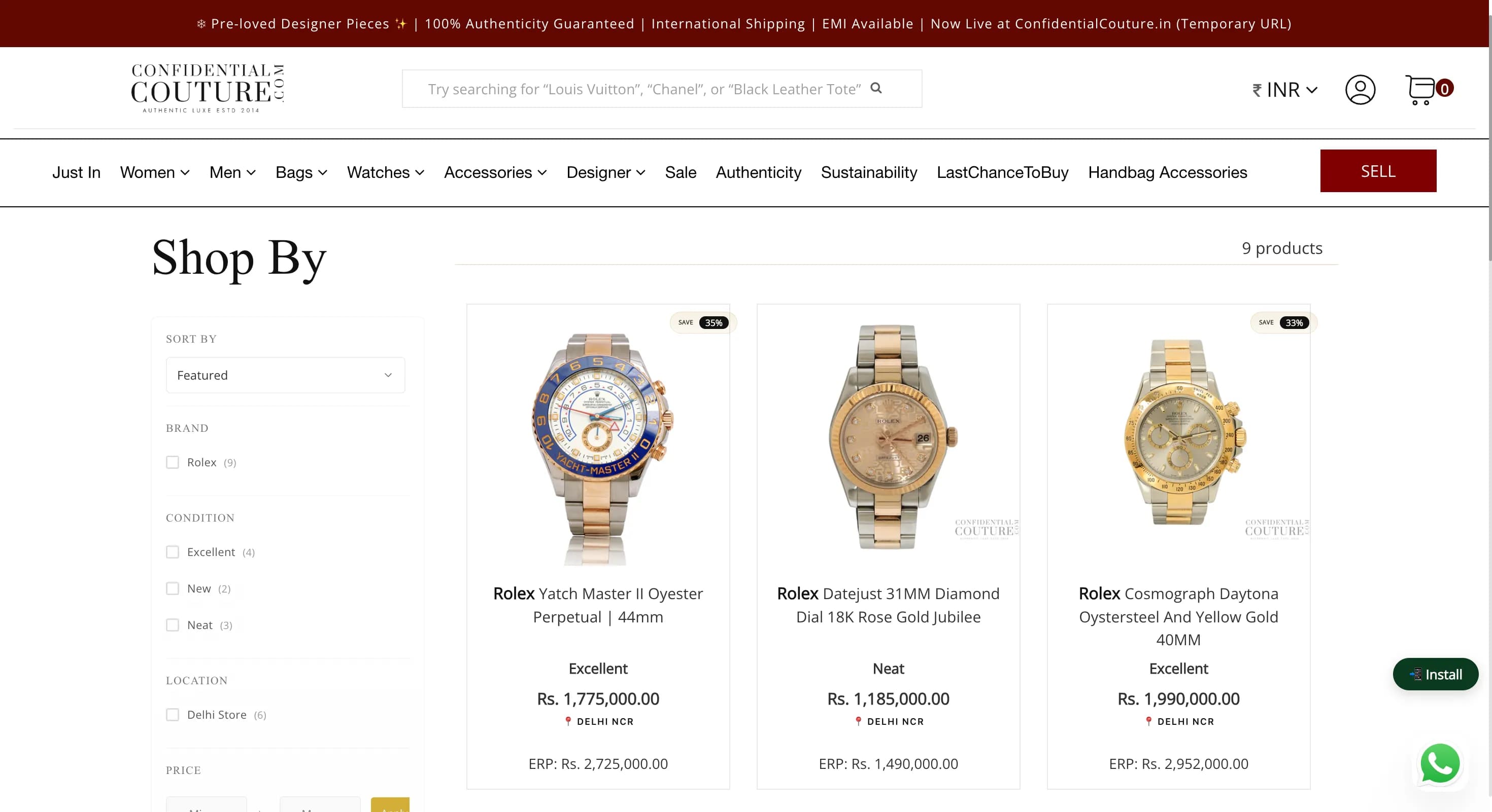 Confidential Couture — Shopify Theme Development - Website Design — project screenshot 3