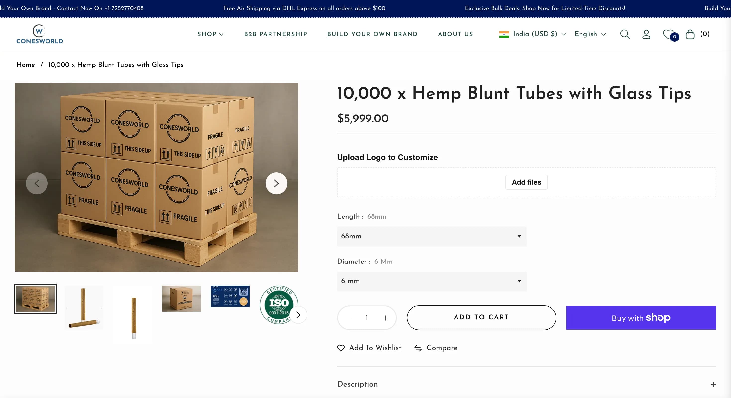 Cones World — Shopify Theme Development - Website Design — project screenshot 3