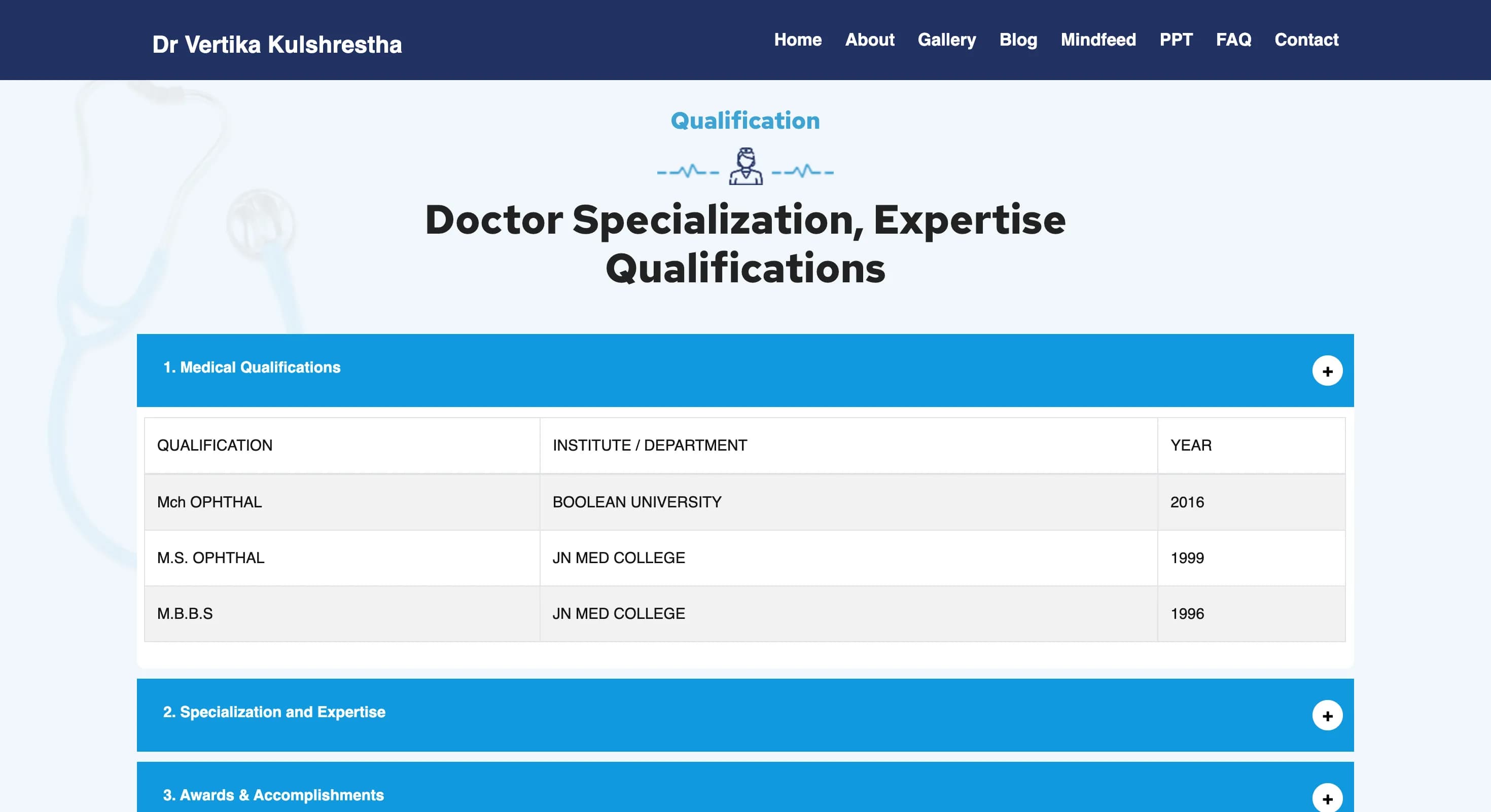 Vartika — Custom Website - Website Design — project screenshot 2