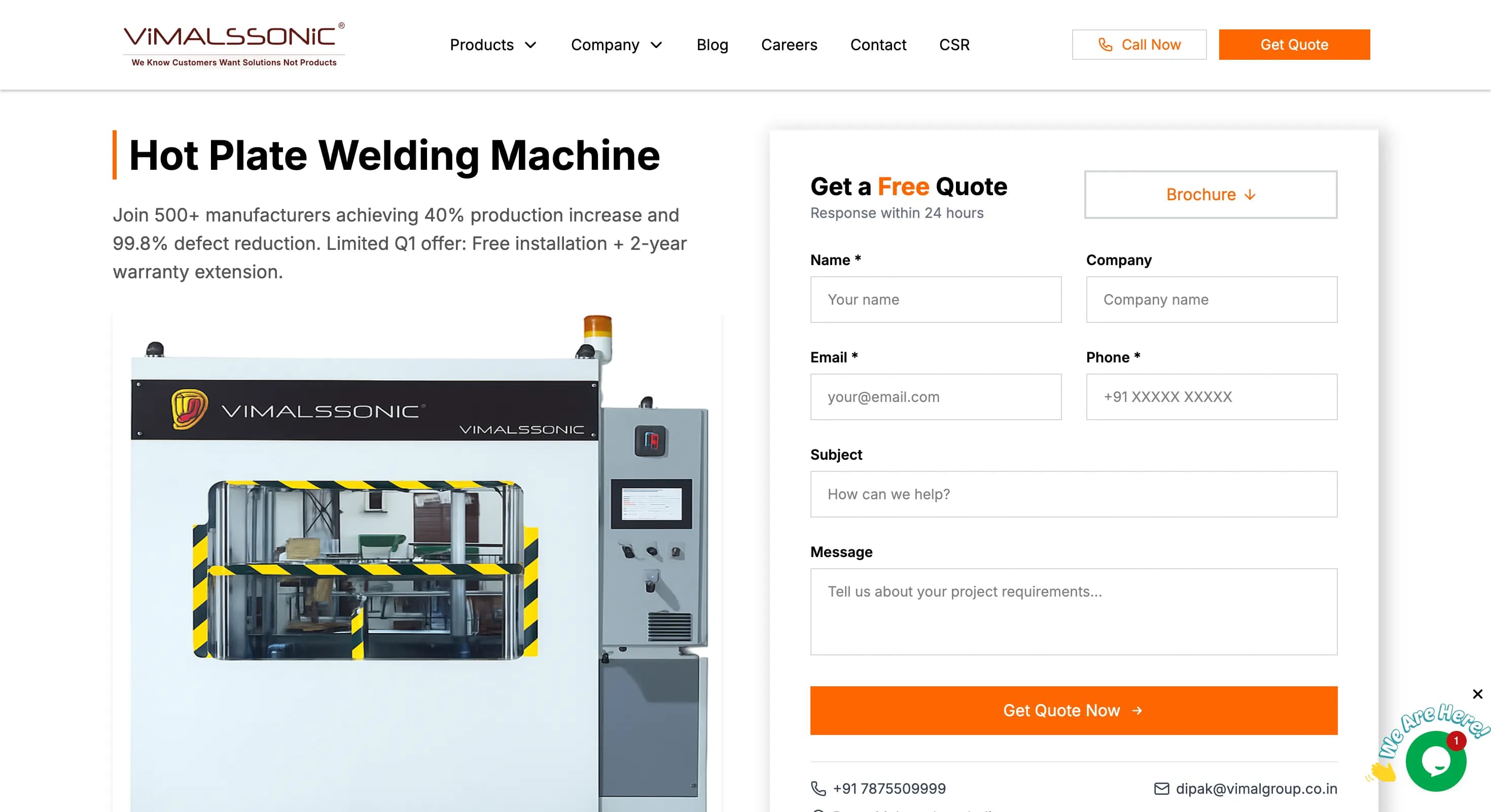 Vimal Sonic — Custom Website - Website Design — project screenshot 2