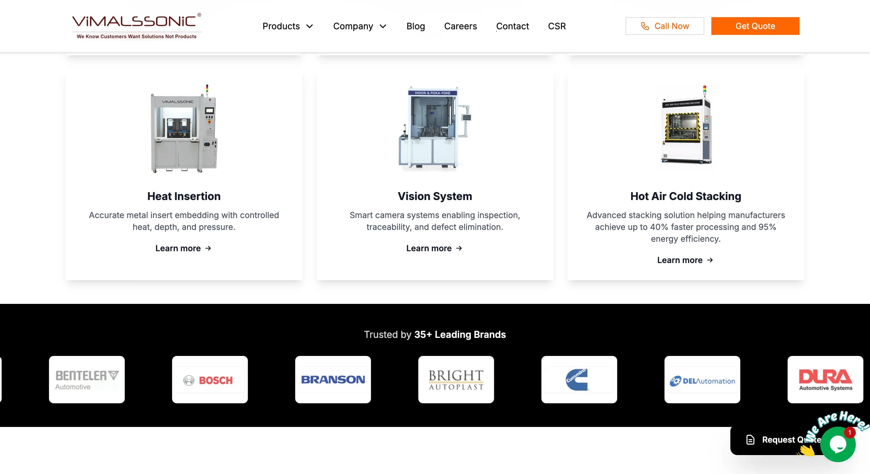 Vimal Sonic — Custom Website - Website Design — project screenshot 3